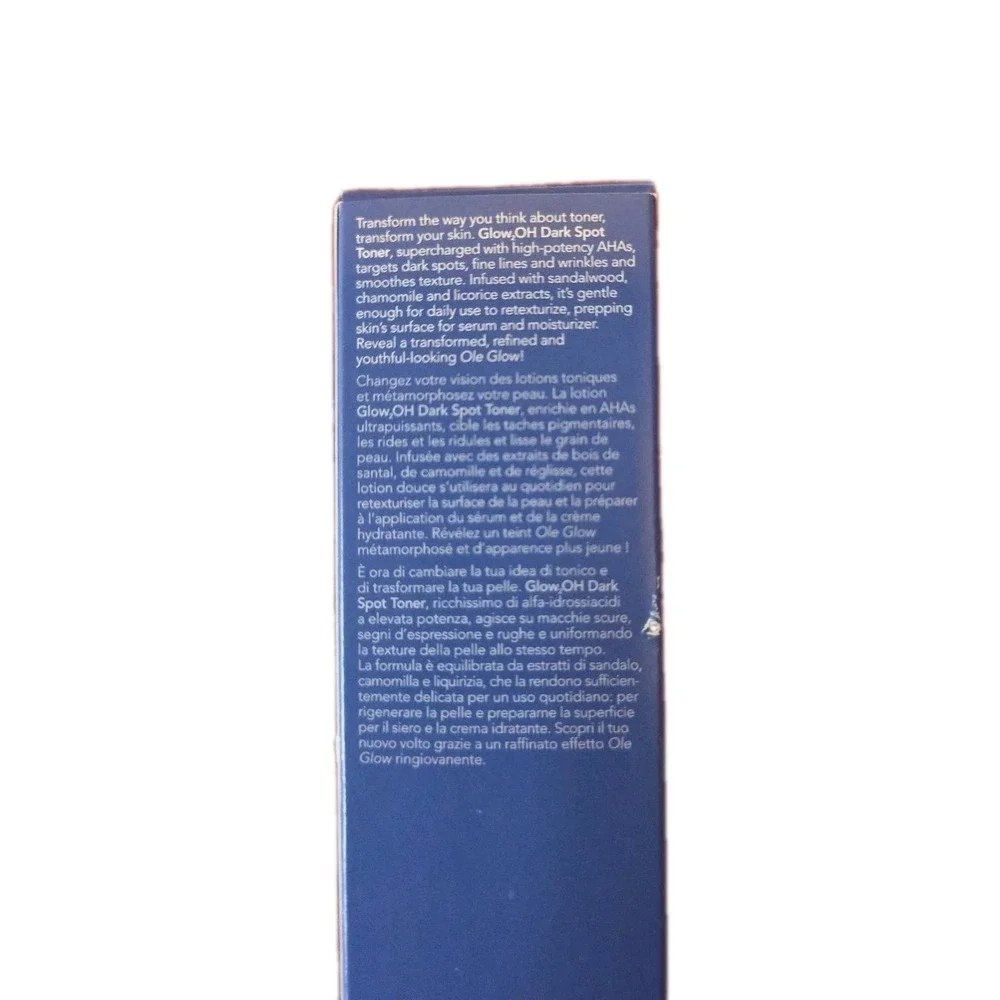 OLEHENRIKSEN Glow2fOH Dark Spot Toner • 7% High Potency AHA'S 6.5 fl oz • Sealed